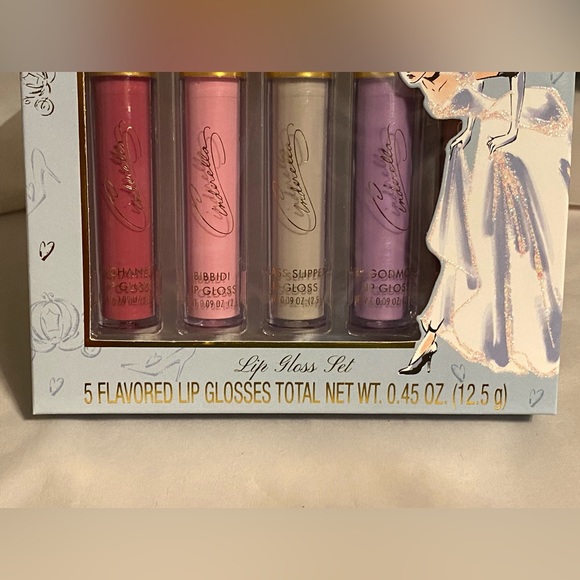 NEW•Disney Princess Cinderella flavored lip gloss 5pk - Picture 4 of 5